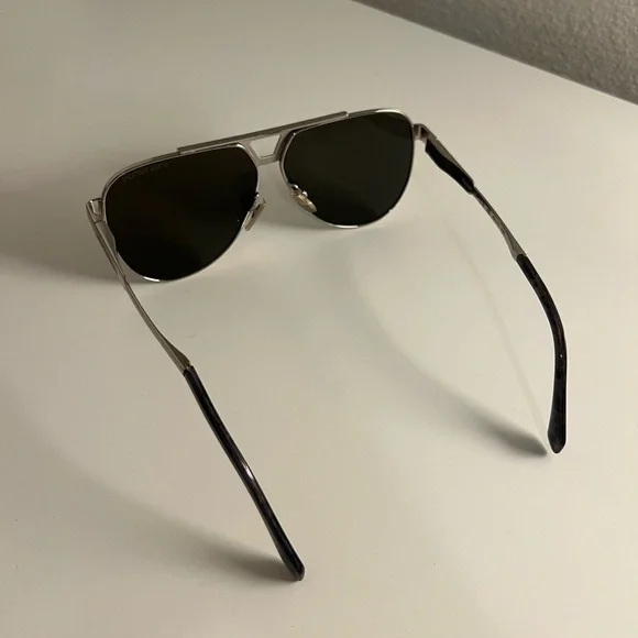 Louis Vuitton 1.1 Evidence Metal Pilot Sunglasses CASE NOT INCLUDED - Picture 3 of 9